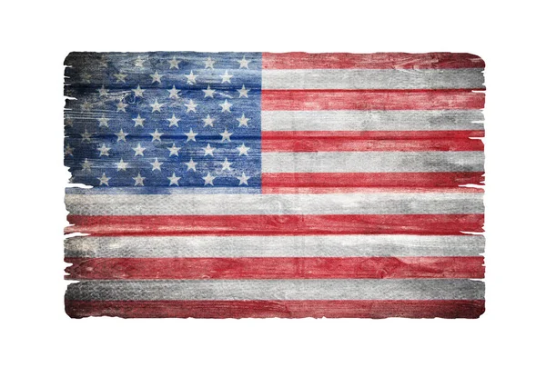 Гранж Флаг Сша Американский Флаг Гранж Текстурой — стоковое фото