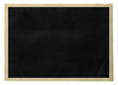 Boş eski fotoğraf beyaz üzerine izole