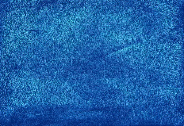 Μπλε Δερμάτινη Υφή Φόντο — Φωτογραφία Αρχείου