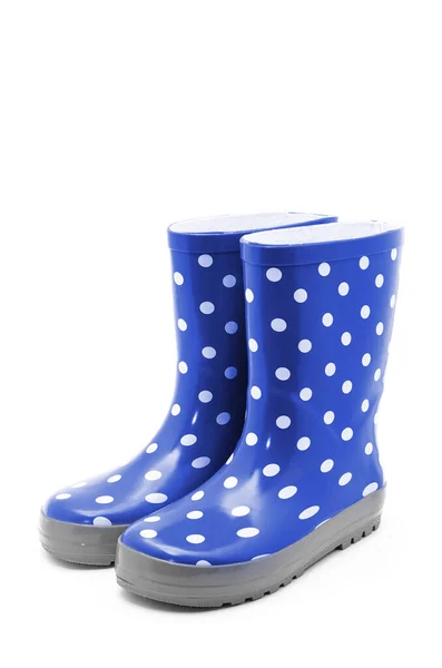 Gumboots Geïsoleerd Wit — Stockfoto