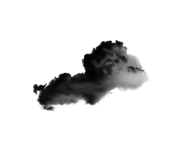Nuvole Nere Sfondo Bianco — Foto Stock