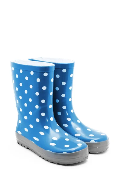 Gumboots Geïsoleerd Wit — Stockfoto