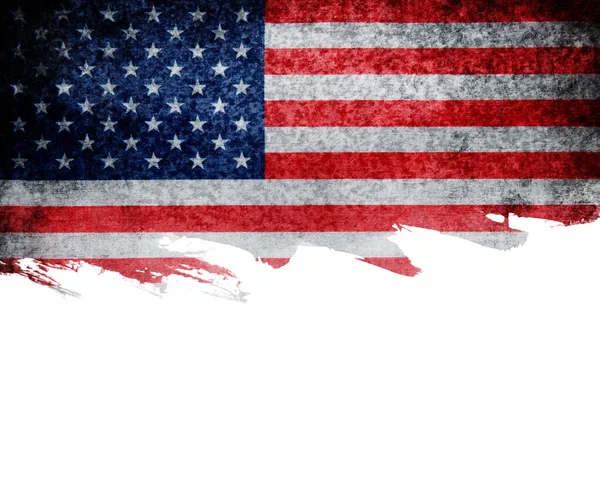 Flagga Usa Grunge Bakgrund — Stockfoto