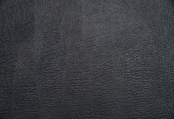 Texture Fond Cuir Noir — Photo