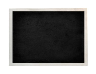 Boş eski fotoğraf beyaz üzerine izole