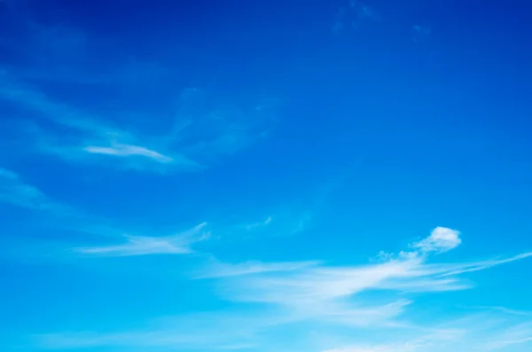 Fundo Céu Azul Com Nuvens Brancas — Fotografia de Stock