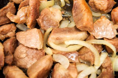 Kızarmış et arkaplan dokusu