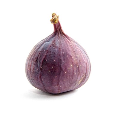 Beyaz arkaplanda incir izole edildi.