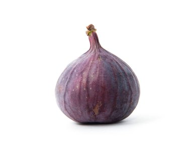 Beyaz arkaplanda incir izole edildi.