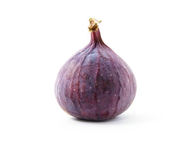 Beyaz arkaplanda incir izole edildi.