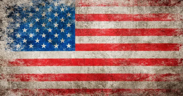 Vlajka Usa Grunge Pozadí — Stock fotografie