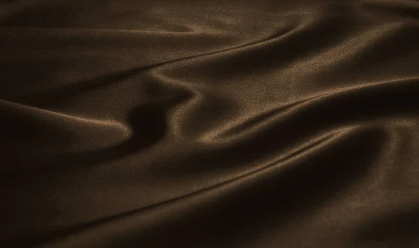 Textuur Bruin Satijn Zijde Ondergrond — Stockfoto