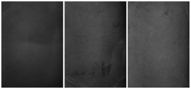 Kağıt siyah doku. Tasarım çalışması için koleksiyon arkaplan şablonu