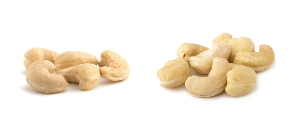 Cashew Nuts White Background — Stock Photo, Image
