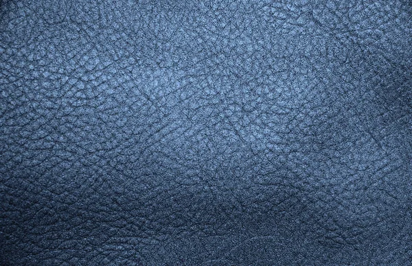Textura Couro Azul Fundo — Fotografia de Stock