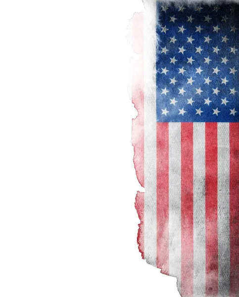 美国背景的国旗 — 图库照片