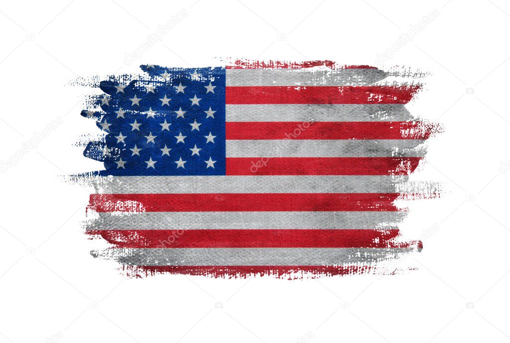 Flag of USA background