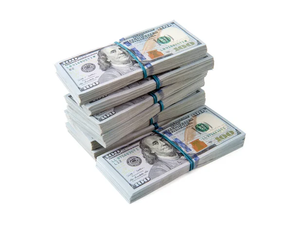 Money Isolated White — Stock Photo, Image