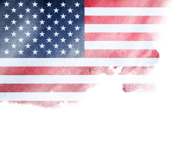 Grunge Usa Flagge Amerikanische Flagge Mit Grunge Textur — Stockfoto