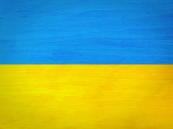 Retro Vlajka Ukrajiny Grunge Texturou — Stock fotografie