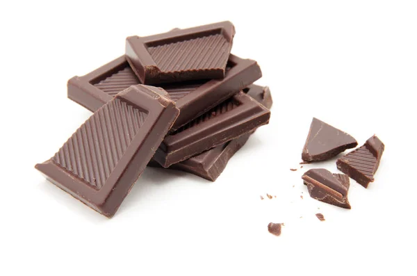 초콜릿 대략적으로 덩어리 — 스톡 사진