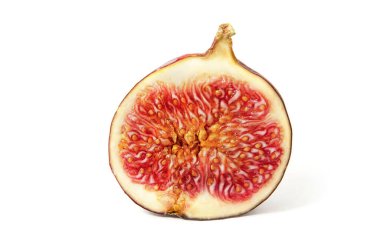 Beyaz arkaplanda incir izole edildi.