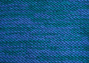Yünlü kumaş mavisinin dokusu..