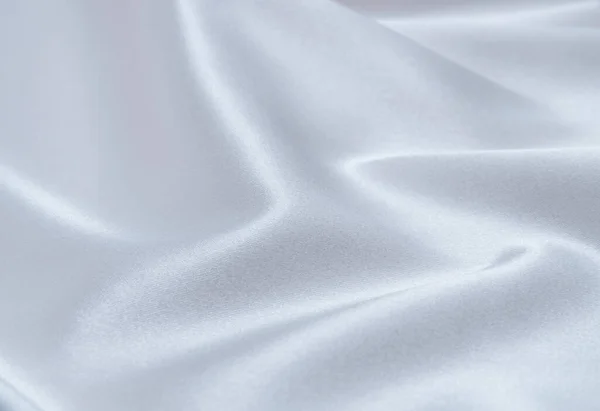 Tissu Satiné Blanc Comme Fond — Photo