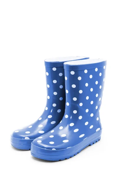 Gumboots Geïsoleerd Wit — Stockfoto