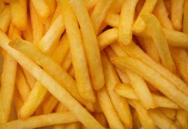 Patates kızartması arka plan dokusu