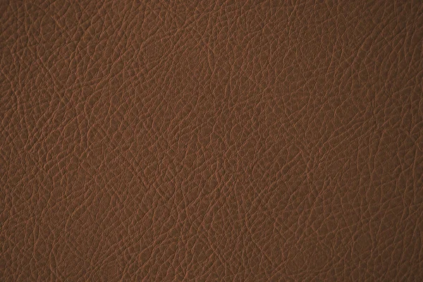 Brown Textura Fundo Couro Artificial — Fotografia de Stock