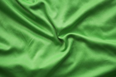 yeşil ipek kumaş arka plan, yeşil spor giyim kumaş dokusu