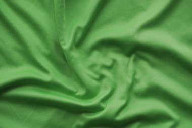 yeşil ipek kumaş arka plan, yeşil spor giyim kumaş dokusu