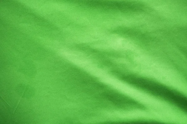 Yeşil Ipek Kumaş Arka Plan Yeşil Spor Giyim Kumaş Dokusu — Stok fotoğraf