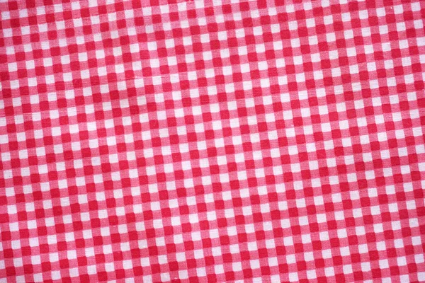 Red White Tablecloth Background — Stock Photo, Image