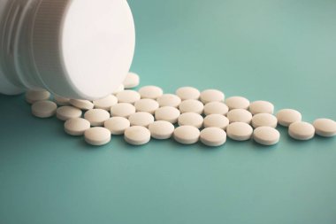 Hayvan ilacı mavi arka plan, veteriner tıbbı