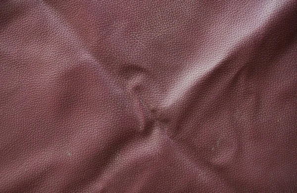 Old Red Leather Skin Texture Background — Stock Photo, Image