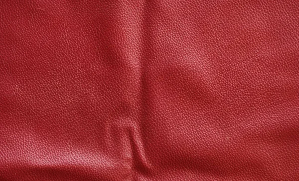 Old Red Leather Skin Texture Background — Stock Photo, Image