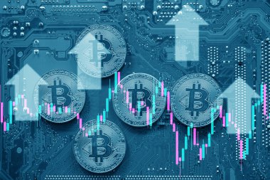 Bilgisayar anakartındaki bitcoin, Bitcoin madencilik kavramı