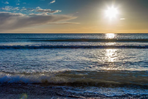 Puesta de sol en el mar Báltico — Foto de Stock