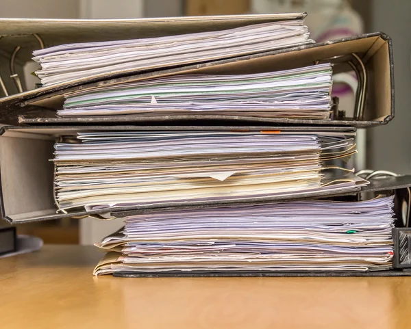 Stack of Paper files — Stock Photo, Image