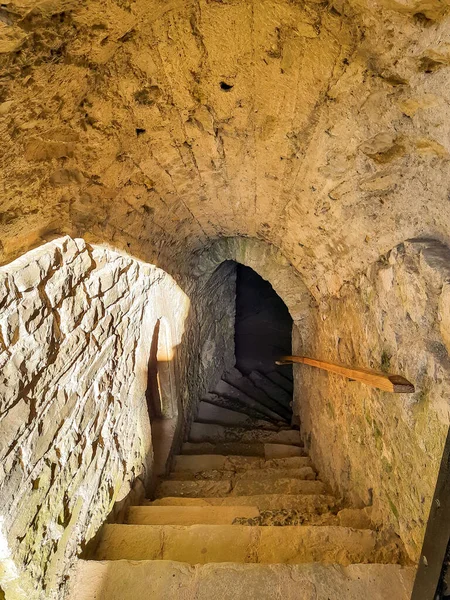 Historický Zámecký Tunel Vstup Zámku — Stock fotografie