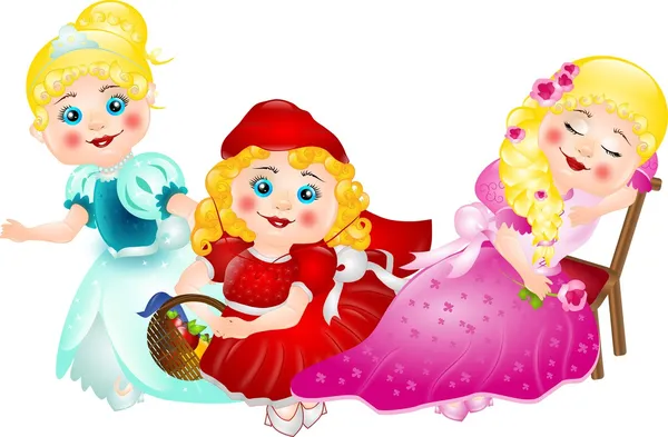 Fairytales Princesses — Stock Photo, Image