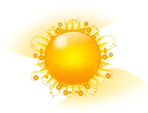 Золотое солнце — стоковое фото