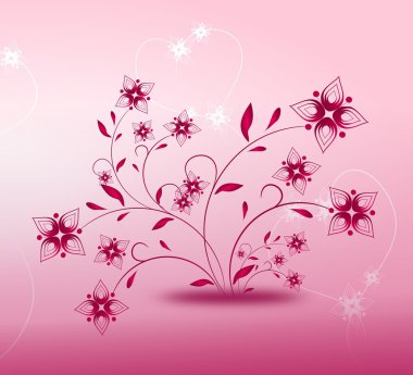 Pembe çiçek arkaplanı