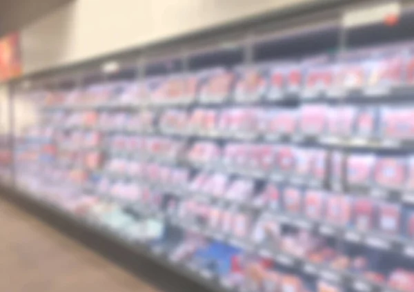 Розмите Фонове Зображення Супермаркету — стокове фото