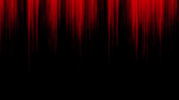 Cinemagraph Red Blood Dripping Black Wall — Wideo stockowe