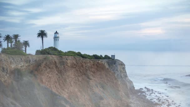 Cinemagraph Lighthouse Coast Evening — Vídeo de Stock
