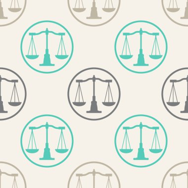 Adaletin pürüzsüz kalıbını ölçer. Doku tartması. Libra siyah siluet arka plan. Denge ve finans. Vektör