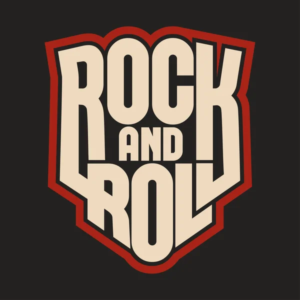 Estampado Música Rock Para Camiseta Estampado Camiseta Ilustraciones Letras Camisa — Vector de stock